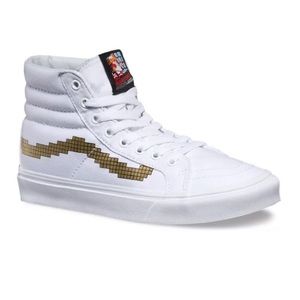 Vans X Nintendo Console Gold SE Sk8 Hi Slims